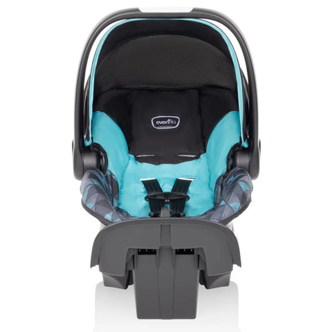 Evenflo NurtureMax Infant Car Seat Dallas Blue Lightweight Rear Facing 5-Point Harness Handle