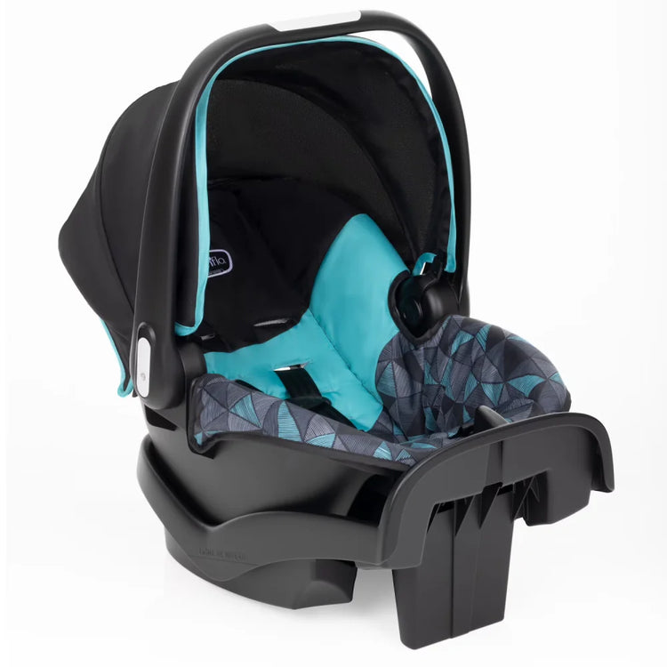 Evenflo NurtureMax Infant Car Seat Dallas Blue Lightweight Rear Facing 5-Point Harness Handle