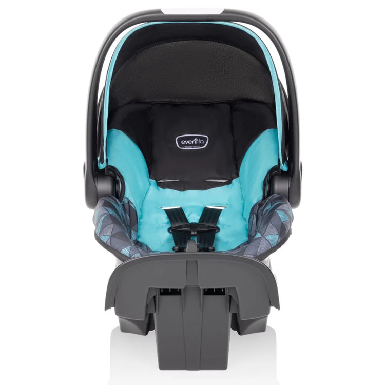 Evenflo NurtureMax Infant Car Seat Dallas Blue Lightweight Rear Facing 5-Point Harness Handle