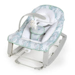 Ingenuity Keep Cozy 3-in-1 Vibrating Infant Toddler Baby Bouncer Rocker Gray Stationary Seat