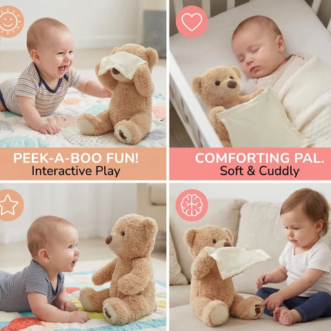 Interactive Stuffed Teddy Bear – Soft & Fun Toy