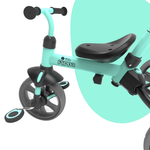 Yvolution Velo Flippa 4 in 1 Toddler Tricycle to Balance Bike Green Adjustable Seat Kids Ages 2 to 5 Years